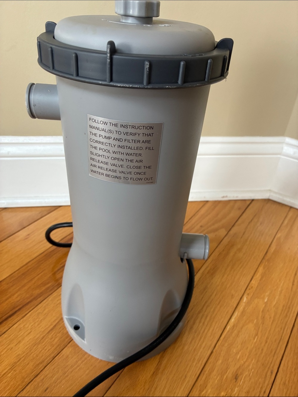Bestway Gray Above-Ground Pool Filter Pump - 110-120V - Picture 4 of 4